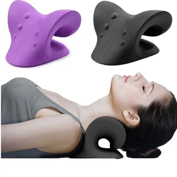 Массажная подушка для шеи, шеи, плеча, устройство для вытяжения шейки матки, Массажная подушка для облегчения боли, массажер для шеи, массажер для тела