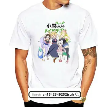Новая мужская футболка с коротким рукавом Miss Kobayashi Dragon Maid v2 Футболка унисекс Женская футболка