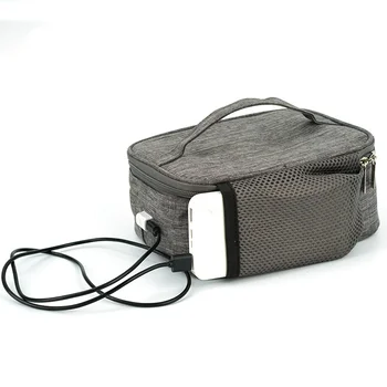 Коробка-грелка для ланча, изоляционная сумка, подходящая для офиса Водонепроницаемая ткань Оксфорд, USB-обогреватель, сумка для изоляции для пикника на открытом воздухе, USB-обогреватель