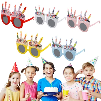 5 шт. Солнцезащитные очки для новинок на День рождения, тематический реквизит, очки для женщин, украшения на День рождения