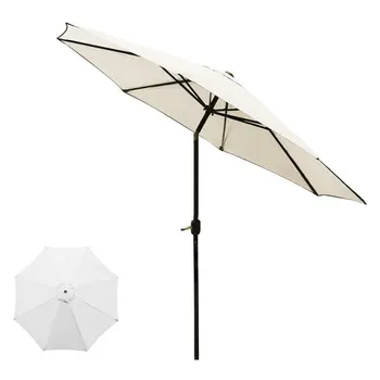 Зонтик с защитой от ультрафиолета, 3-метровый чехол для садового зонта, Водонепроницаемый Сменный чехол для пляжного навеса, 6 ребер