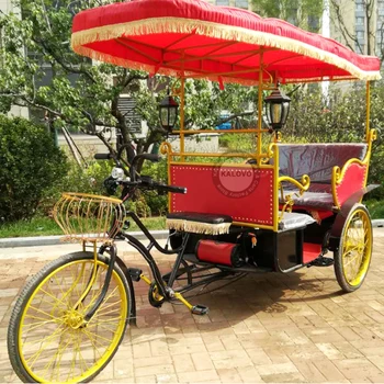 3 Цвета Трехколесный Рикша Мотоцикл Рикша ТукТук Электрический велотренажер для 2 пассажиров