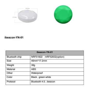 NRF51822 Метка Bluetooth-маяка Eddystone Ibeacon Ble Proximity Locator Beacon Поддержка Маяка /Ibeacon /Eddystone
