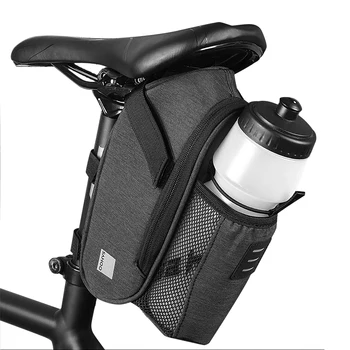 Водонепроницаемая Велосипедная седельная сумка с бутылкой воды, карманные велосипедные сумки, Велосипедная задняя сумка, сумки для хвоста большой емкости, Аксессуары для велосипедов