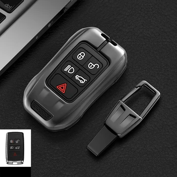 Чехол для ключей от автомобиля, чехлы для ключей для Land Rover Range Rover Evoque Discovery Sport Velar Для Jaguar XE E-PACE XF, автомобильные аксессуары