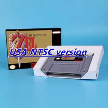 для получения ссылки на прошлое (экономия заряда батареи) 16-битная игровая карта для американской игровой консоли SNES версии NTSC