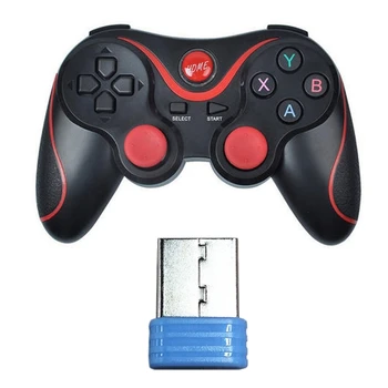 Adaptador USB receptor Bluetooth inalámbrico, consola de mando de videojuegos para T3 Dongle/NEW S5 (Red), controlador de juego
