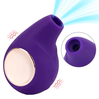 Стимулятор клитора Секс-игрушка для женщин, эротическая игрушка для массажа сосков, перезаряжаемый вибратор для женской мастурбации с 9 режимами сосания