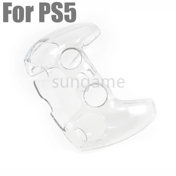 1шт для игрового ПК PS5, прозрачная разделенная ручка, тонкий защитный чехол с кристаллами