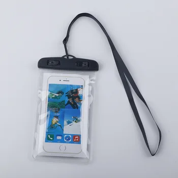 Прозрачная водонепроницаемая сумка для мобильного телефона Универсальная водонепроницаемая сумка для мобильного телефона, которую можно сфотографировать и потрогать