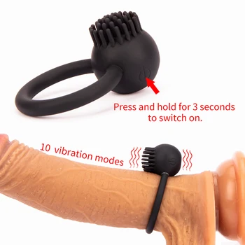 USB Вибрирующий Стимулятор клитора, кольцо для пениса, Эрегированное кольцо для члена, секс-игрушки для мужчин, женщин, пары, повышающие сексуальные способности, Игрушки для взрослых 18 лет