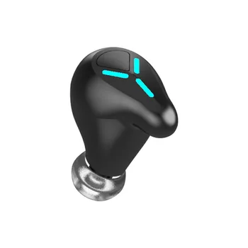 Беспроводная односторонняя гарнитура Bluetooth с микрофоном, водонепроницаемые сенсорные затычки для ушей