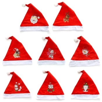 Креативная паста в виде бриллиантовой шляпы Санта-Клауса для рождественских праздничных принадлежностей для вечеринок
