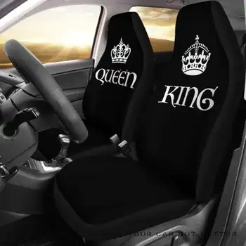 Чехлы для автомобильных сидений King Queen 02 Bn 215515, комплект из 2 универсальных защитных чехлов для передних сидений