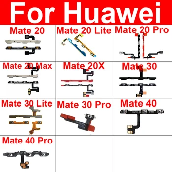 Боковые Кнопки Гибкий Кабель Power Volume Для Huawei Mate 20 30 40 Pro 20 30 Lite 20X 20Max 40 Клавиши Переключения Громкости Питания Гибкая Лента