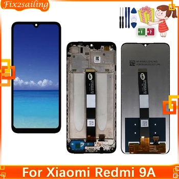 Для Xiaomi Redmi 9A 9C ЖК-экран В сборе Без/С Рамкой Для Redmi 9A 9AT Sport 9C NFC LCD Высокое Качество, 100% Протестировано