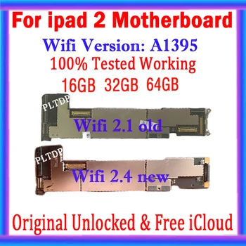 Бесплатная учетная запись без идентификатора icloud Для ipad 2 Версии Wifi /3G Материнская плата A1395 A1396 A1397 Материнская плата Оригинальная Разблокированная Пластина