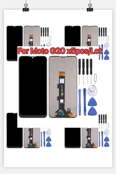 5 шт./лот для Motorola G20 ЖК-Дисплей С Сенсорным Экраном Запасная Часть XT2128-1 XT2128-2 Дигитайзер В Сборе Панель