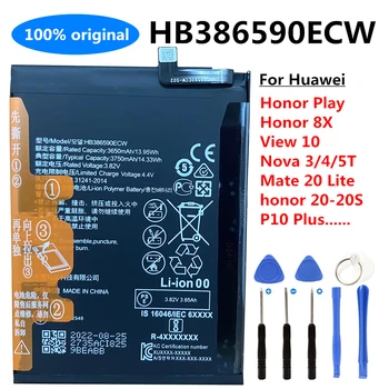 Оригинальный Новый Аккумулятор HB386590ECW для Huawei Nova 5T 4 3, Honor Play 20 20S 8X P10 Plus View 10 V10 Mate 20 Lite BKL-L09/AL20/AL00