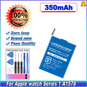 LOSONCOER 350 мАч A1578 Аккумулятор Для Apple watch Series 1 Series 2 38 мм 42 мм Реальная Емкость Series1 Series2 Аккумулятор ~ В наличии