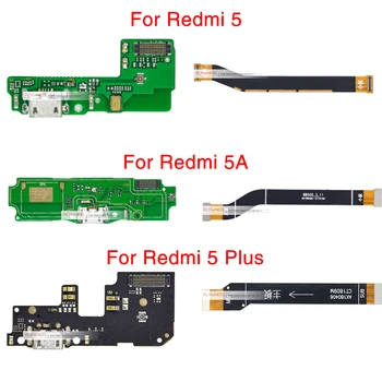1 шт. Разъем основной материнской платы ЖК-дисплей Гибкий кабель для Xiaomi Redmi 5 5A 5 Plus USB зарядное устройство для зарядки USB-порта док-станция