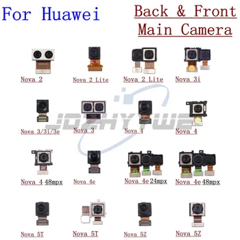 Оригинальный Модуль Задней Основной И Фронтальной Камеры, Гибкий Кабель Датчика Для Huawei Nova 2 Lite 3 3i 3e 4 4e 48mpx 5T 5Z Запчасти