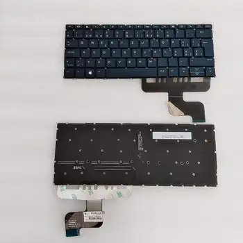 Новая швейцарская клавиатура для ноутбука HP ELITE Dragonfly G2 MAX 13,3 с синей подсветкой для ноутбука