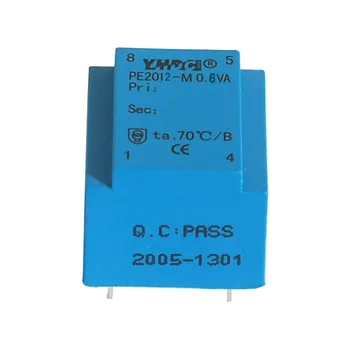 Изолирующий трансформатор для сварки печатных плат YHDC PE2012-M мощностью 0,6 ВА 230 В/6 В/7,5 В/9 В/12 В/15 В/18 В/24 В