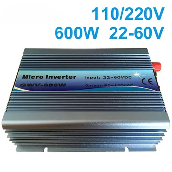 Точка отслеживания инвертора, подключенного к трансграничной солнечной сети, вырабатывающая фотоэлектрическую энергию GWV-600W 220V / 110V