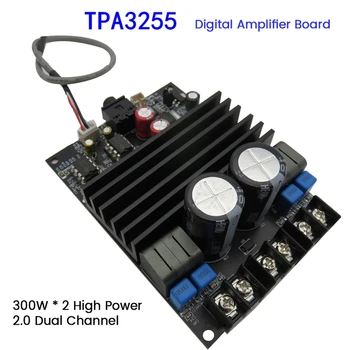 TPA3255 Аудиофильская Плата Цифрового Усилителя мощности HIFI 300 Вт + 300 Вт Высокомощный 2,0 Двухканальный Стереозвукомодуль