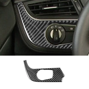 Подходит для BMW Z4 E89 2009-2016 Переключатель фар наклейка из углеродного волокна для внутренней отделки автомобиля, крышка панели управления