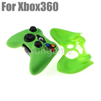 1 шт. силиконовый чехол для кожи, защитный чехол, мягкий протектор контроллера для Xbox 360, красочные игровые аксессуары