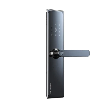 Новейший Безопасный TTlock BLE Smart Door Lock Водонепроницаемые Алюминиевые Раздвижные Ворота Цифровой дверной замок с отпечатками пальцев для офиса