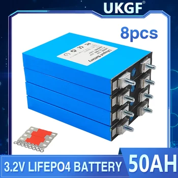 Быстрая доставка литий железофосфатная батарея LiFePO4 3,2 В 50Ач LiFePO4 может быть объединена в аккумуляторную батарею емкостью 12 В 24 В 36 В 48 В 50Ач