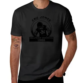 Крю Джонс - Чемпион Helltrack 1986 Футболка забавная футболка аниме мужская одежда