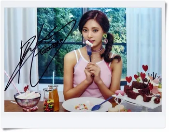 фото с автографом TWICE Tzuyu, LIKEY Twicetagram, 4 *6 дюймов, коллекция K-POP, бесплатная доставка 112017