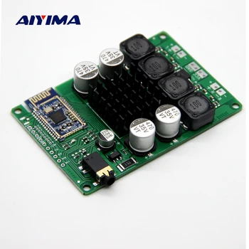Усилитель AIYIMA Bluetooth TPA3116 Усилитель звука Bluetooth 5,0 Приемник Поддерживает Последовательную команду AUX Изменить Имя и Пароль 50Wx2