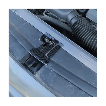 Накладка защитной крышки замка капота двигателя из углеродного волокна для Dodge Challenger 2009-2021