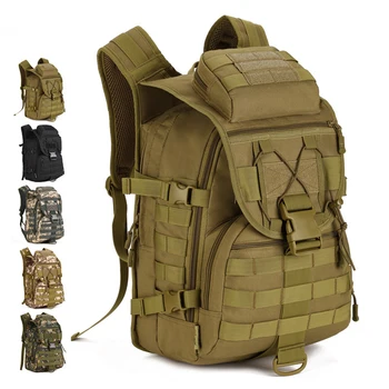 X7 Многофункциональная тактическая сумка 40L Outdoor 600D Походный рюкзак для горного кемпинга, водонепроницаемые износостойкие дорожные сумки