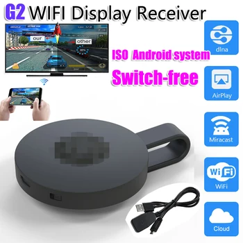 TV Stick G2 M2 Plus TV Dongle Receiver Поддерживает Miracast HDTV Display Dongle TV Stick для ios Android Switch-free tv box
