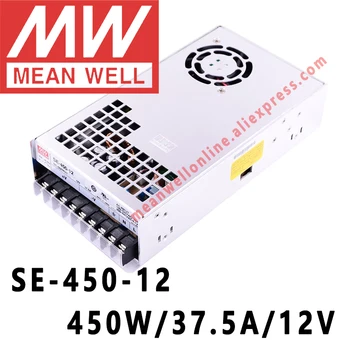 SE-450-12 Mean Well 450 Вт /37,5 А/12 В постоянного тока источник питания с одним выходом интернет-магазин meanwell
