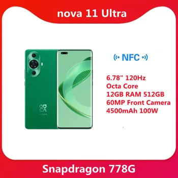 Новый мобильный телефон HUAWEI nova 11 Ultra 6,78 