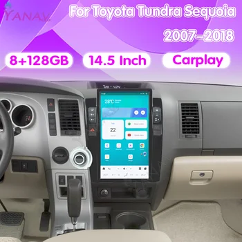 8G 256GB Android Система Автомагнитолы Для Toyota Sequoia Tundra 2007-2018 GPS Навигация Мультимедийный Аудиоплеер Carplay Qualcomm