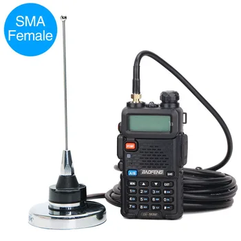 ABBREE OPEK NC-450M SMA-Female UHF 400-520 МГц NMO Антенна для портативной рации Baofeng BF-888S UV-5R UV-82 UV-9R Plus