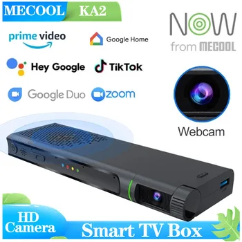 Mecool KA2 Android TV С Камерой Amlogic S905X4 Android 10 4G 64G 4K 2.4G и 5G Видеозвонки С Медиаприемником TV Box