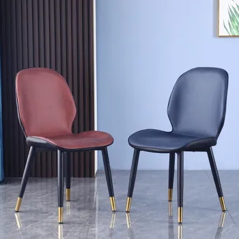 обеденный стул из ткани light luxury technology, домашний стул для гостиной, обеденный стол, стул со спинкой, табурет из ткани, кожаное кресло