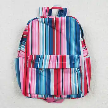Модные рюкзаки для девочек, сумка для малышей, простой полосатый рюкзак через плечо, дорожный /школьный Многофункциональный рюкзак