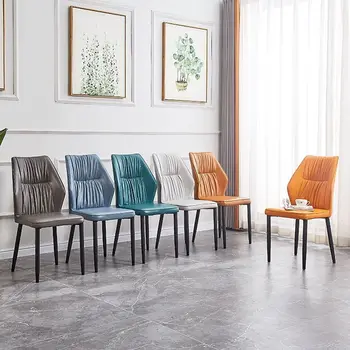 Современный минималистичный обеденный стул Home Nordic Light Роскошный стул со спинкой Кухня Итальянского отеля Салон Sillas Ресторанный стул