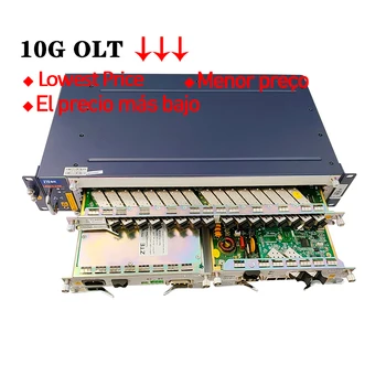 ZXA10 OLT C320 с входом питания AC + DC 10GE SMXA/3 карты * 1ШТ с 1 * PRAM 8 PON 16 PON порты и разъемы OLT GPON GTGO GTGH C + модули