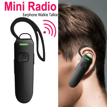 Беспроводной ушной крючок Мини-рация Intercome Bluetooth Ресторан Отель PMR Ушной крючок Bluetooth-совместимая гарнитура Двухстороннее радио